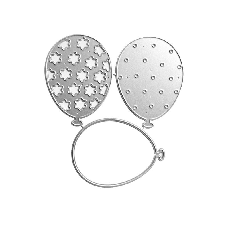 Ballon Vogel Metall Stanzformen DIY Basteln Kohlenstoffstahl Prägeschablone Schablone Scrapbooking für Karte Stanzformen Form