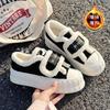 Maillard Winterzauber Baumwollschuhe Herbst und Winter neu Samt warm ins vielseitige Board-Schuhe Plateau Freizeitschuhe