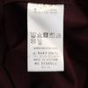 LACOSTE Long sleeve Band color Shirt dress 40 Bordeaux Women Used