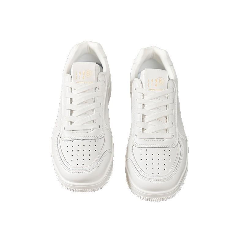 Little White Shoes Women's 2025 New Spring, Autumn and Winter Flat Bottom Versatile Casual Skirt White Board Shoes Sports Explosive Thick Bottom