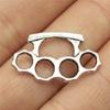 20 Pcs 24*14mm Brass Knuckles Charms Pendants for Jewelry Making Necklaces Keychains Earrings DIY Handmade Accessories Wholesale