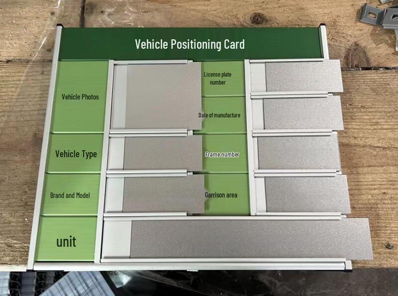 Aluminum Alloy Vehicle Positioning and Information Sign