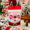 25Pcs Plastic Bags Christmas Candy Bag Merry Christmas Gift Packages Bags  Party Supplies