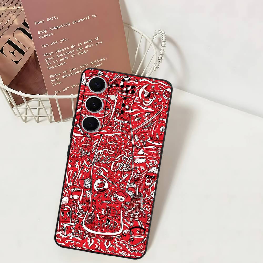 

Чехол для телефона Hot C-Coca Drinks C-Colas для Samsung S 24 Fe 25 Ultra Plus 20 Lite 21 30 22 23 24 22 Ultra 5G Fundas Samsung S20 Plus 5G