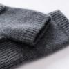 1Pcs Winter Women's Wool Gloves Knitted Fingerless Warm Half Fingers Extended Flat Flowers Skin Friendly Windproof