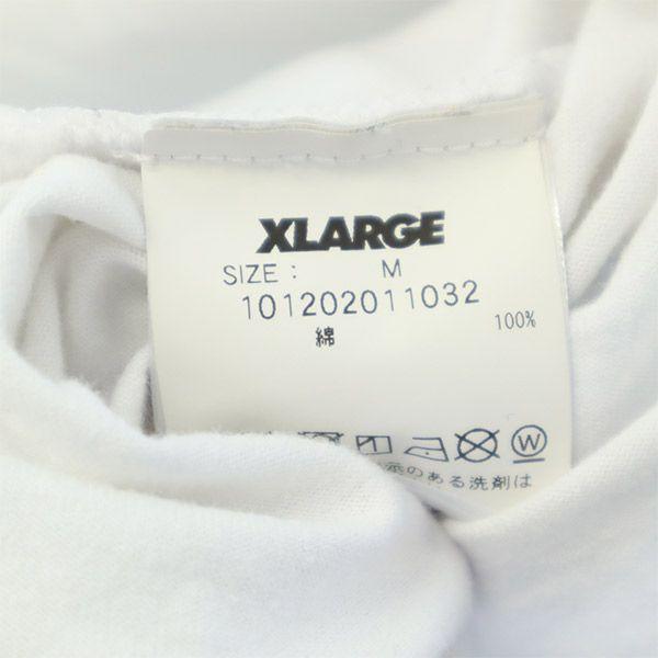 XLARGE Print Short sleeve T-shirt M white Crew neck Men's Used