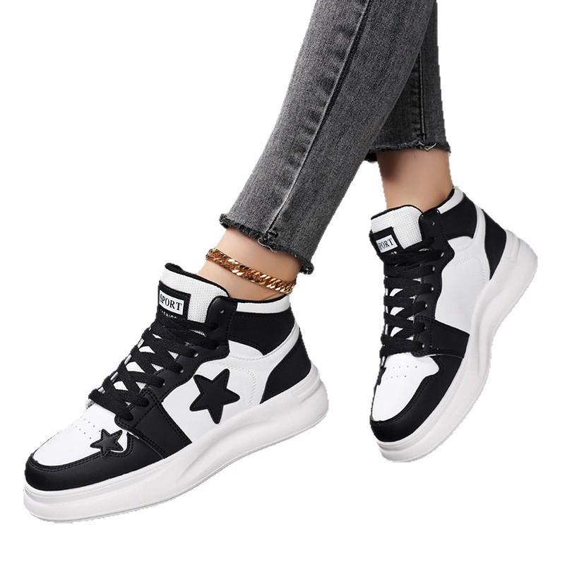 New breathable little white shoes couple shoes trendy versatile platform sports and leisure board