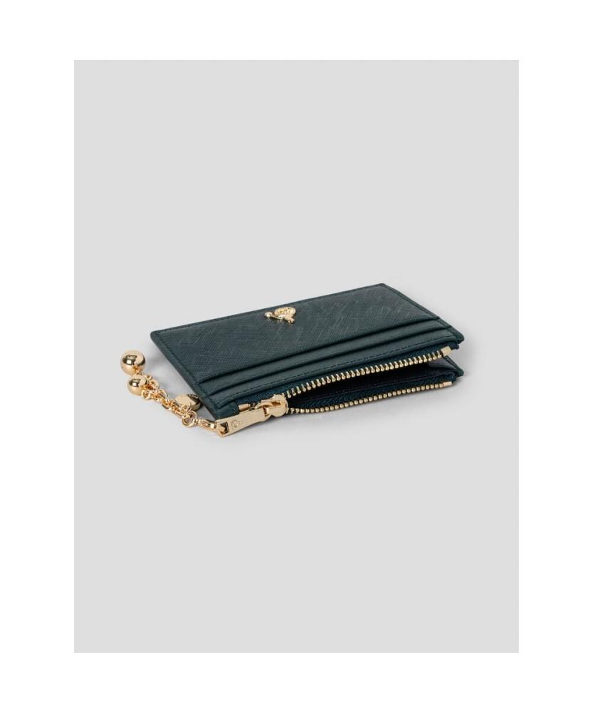 Beanpole Accessory Lucy Zipper Card Wallet Green