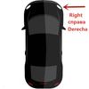 Design Door Handle Compatible for Benz E CLK CLS W211 W209W219 Button and Door Lock Button of Door Outside Handle (Right, Black Chrome, TPU, Modern