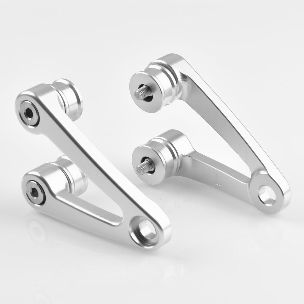 Headlight Stay Kit Compatible with Honda CB1300SF CB400SF CB1100 CB1100EX - Aluminum Headlight Mount Bracket (Silver)