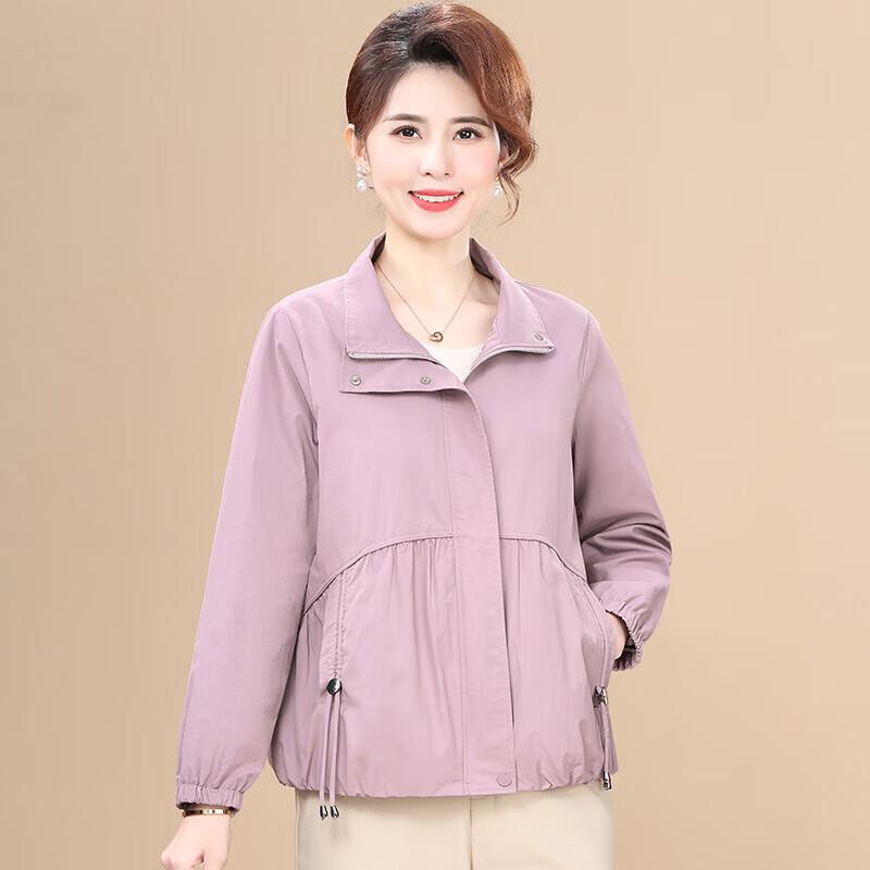 

XUEXI Women s Elegant Autumn Lapel Jacket & Trench Coat L