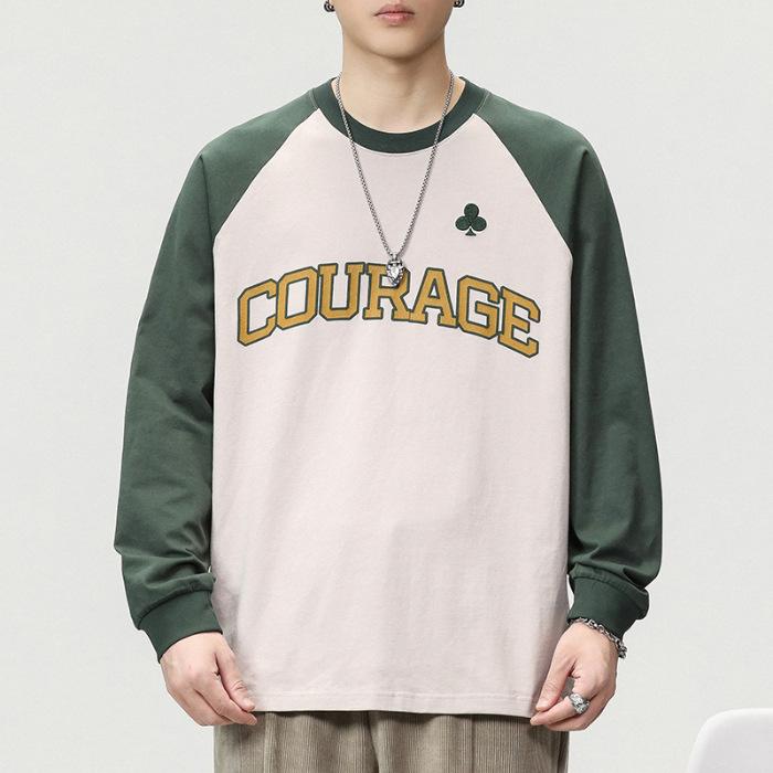 

Осенне-зимний свитер с длинными рукавами и принтом трещин, мужской американский свободный свитер большого размера с рукавом до плеч и круглым вырезом, рубашка модного бренда 4XL