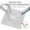 RELIFE ST-20L High Hardness Tweezers Curved Tips for iPhone Samsung Phone PC Motherboard Repair Chip Tinning Positioning Tools