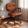 Ergonomic Swivel Computer Chair with Lumbar Support for Home, Office, and Study Rooms