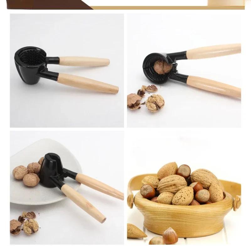 New Household Portable New Funnel Type Special Tool Walnut Clamp Nutcracker Aluminum Alloy Shell Opener Nutcracker Accessories