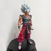 28cm Gk Dragon Ball Action Figure Son Goku Ys Statue Weekly Color White Hair Super Saiyan Model Desktop Ornament Collection Gift