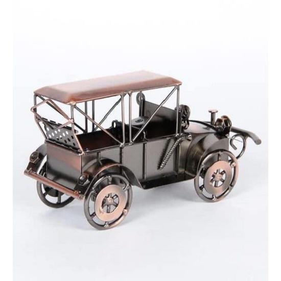 Antique Vintage Car Model Handcrafted Collections Collectible Vehicle Toys For Bar Or Home Decor
