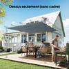 Pergola Roof Canopy, Retractable, 3 x 3 m, Polyester, UV 30+, Dark Grey