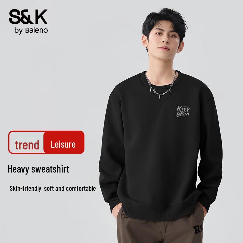 

Baleno Men s S&K Series Street Style Crewneck Sweatshirt 5XL