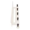 Wall Mount Clothing Rack with Board Hanging Storage Shelf Coat   for Home Entryway Bedroom Bathroom