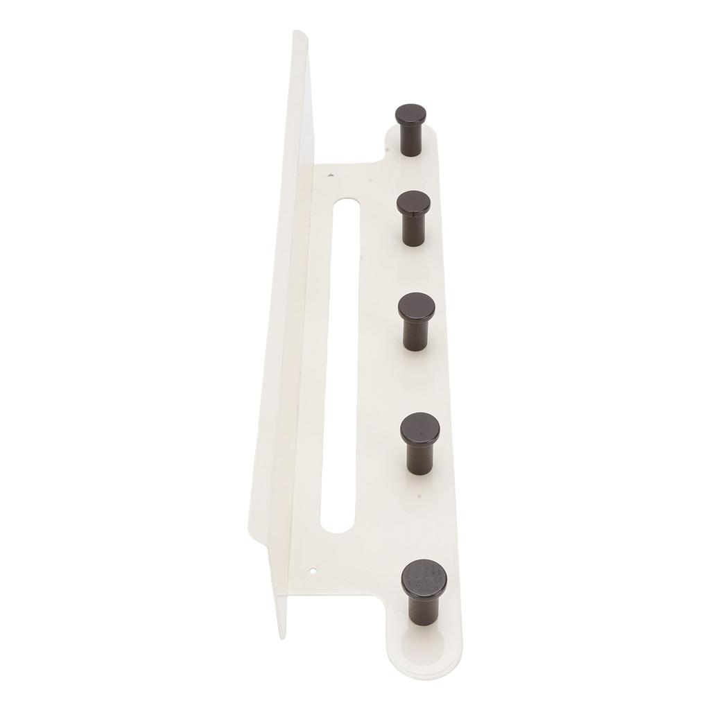 Wall Mount Clothing Rack with Board Hanging Storage Shelf Coat   for Home Entryway Bedroom Bathroom