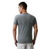 Calvin Klein T-shirt a Maniche Corte Girocollo Slim Fit con Stampa Ombra Reversibile Casual per Pendolari Uomo Top Grigio J323250PN6