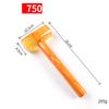 Rubber Hammer Transparent Wooden Handle Mounted Mallet for Floor Tile Furniture Installation
