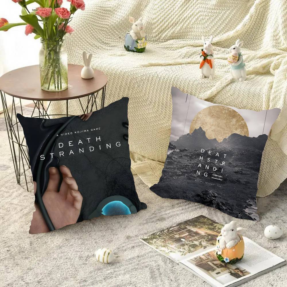 Game Death Stranding Pillow Case Square Pillow Bedroom Sofa Leisure Comfort Cushion Car Living Room Home Decoration