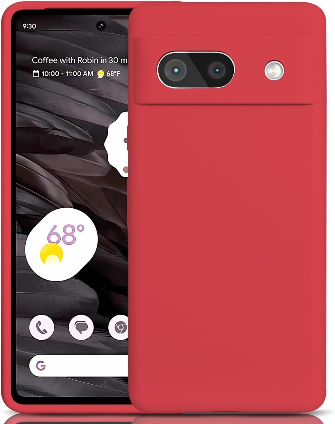 

For Google Pixel 6A 7A 8A 9A Case Pixel 8 7 6 9 Pro XL Soft Liquid Silicone Cover Thin Shockproof Back Protective Shell Cover For Pixel 6A