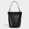 Niche high-end splicing vegetable basket bag women's 2026 new fashion commuter temperament single shoulder crossbody bucket bag