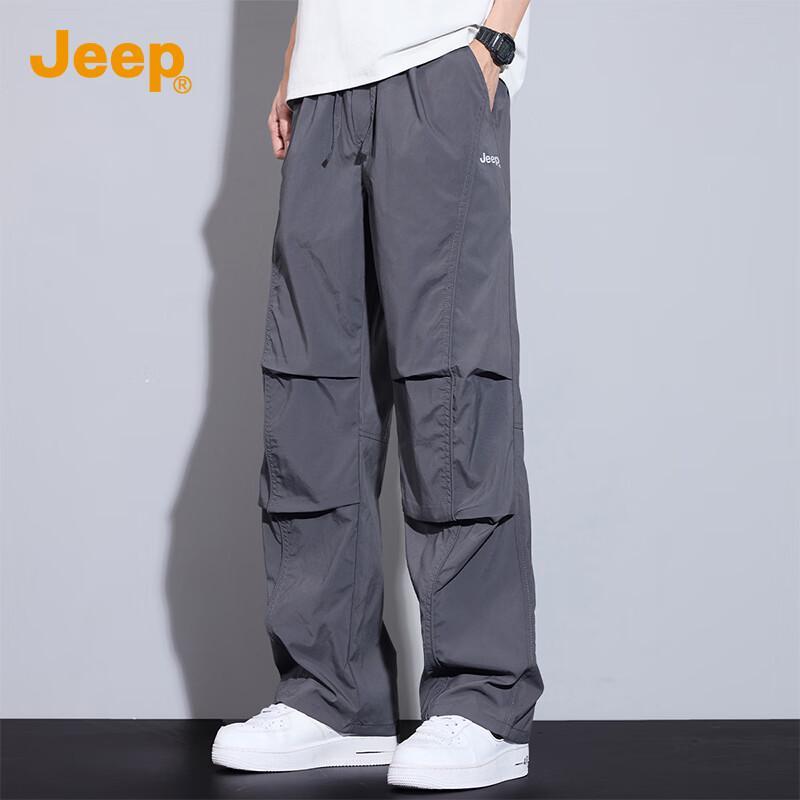 

JEEP Men s Loose Straight-Leg Casual Sport Pants 4XL