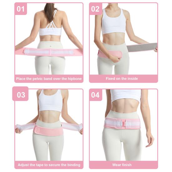 Sacroiliac Si Joint Belt Abdominal Binder Breathable Stretch Women Pain Relief Tummy Control