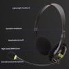 USB Headset with Mic Over Ear Office Call Center Aviation Headphones