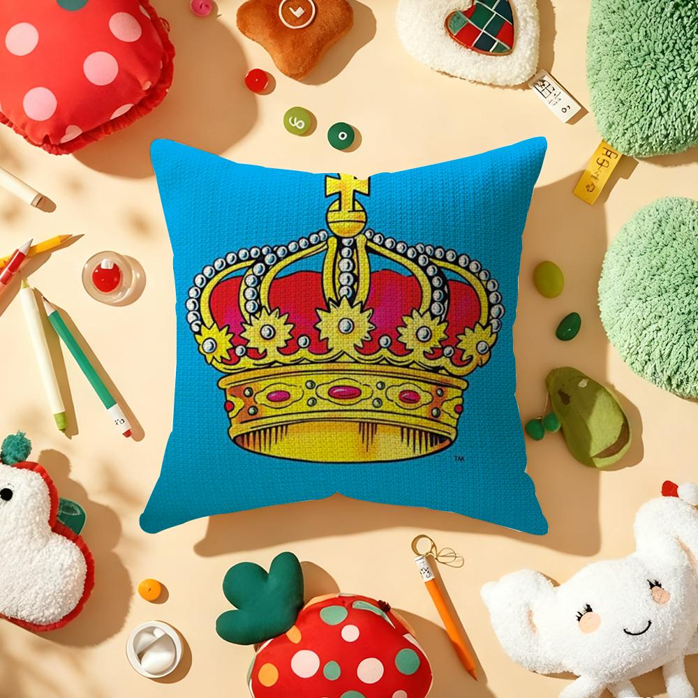 Mexican B-Bingo Lottery Pillow Case Natural Linen Organic Fabric Double-Sided Printing Sofa Home Decor Gift Cushion Cover