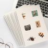 50 Coffee Lover Graffiti Stickers: DIY Journal, Luggage, Notebook Decor, Waterproof.
