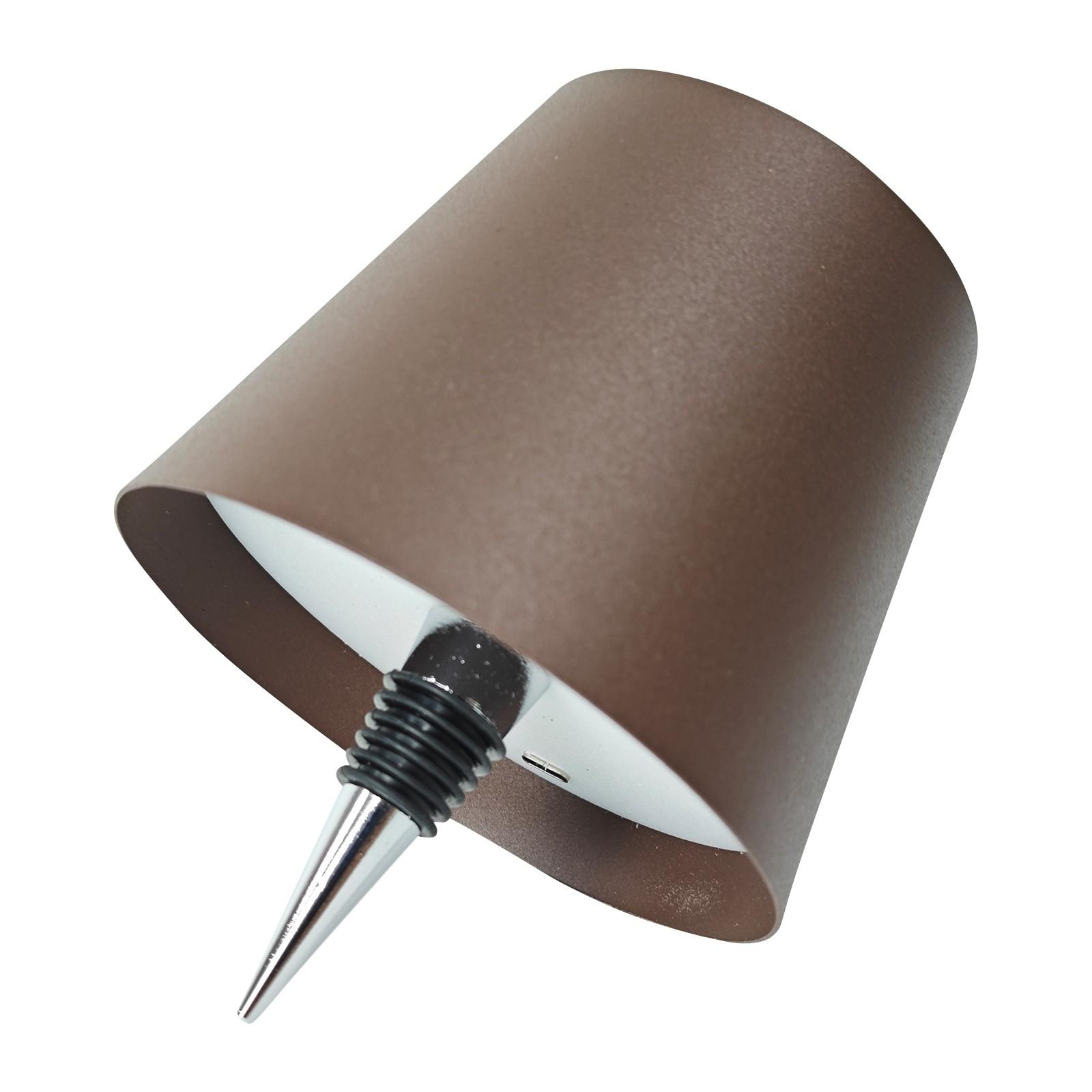 

Беспроводная головка для бутылки вина, портативная светодиодная беспроводная лампа для бутылки с 3 режимами затемнения Pridola, режим бутылки вина для любой бутылки One Size