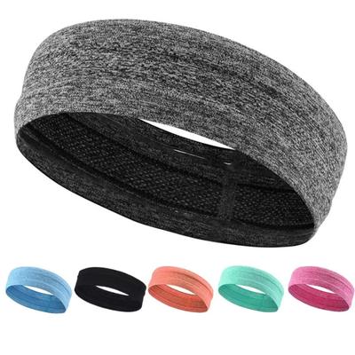 Summer Sports Headbands For Women Fitness Run Yoga Bandanas Solid Color Elastic Hair Bands Stretch Makeup Hair Accessories