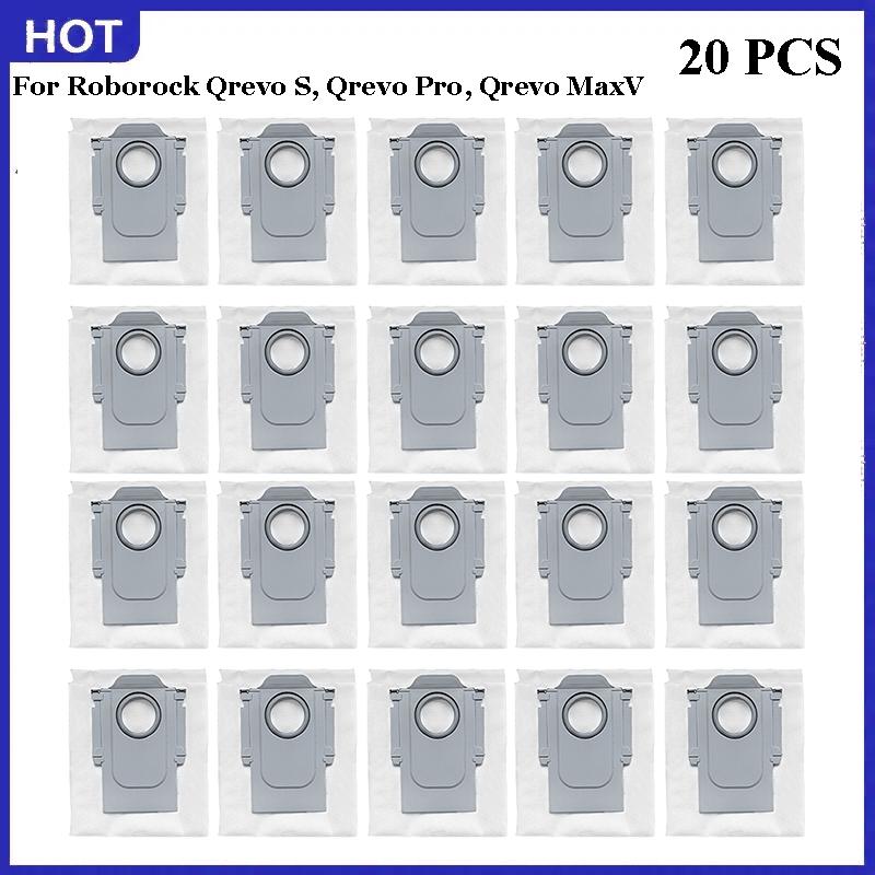 For Roborock Qrevo S Qrevo Pro Qrevo MaxV Robot Vacuum Parts Main Roller Side Brush Hepa Filter Mop Pad Cloth Dust Bag Accessory