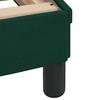 Bed Frame without Mattress Dark Green 180x200 cm Velvet