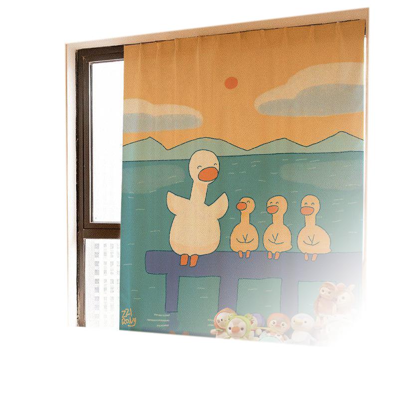 

Штора на липучке для окна самоклеящаяся затемняющая декоративная для дома спальни для девочки 3,90x100cm/35.4x39.3in