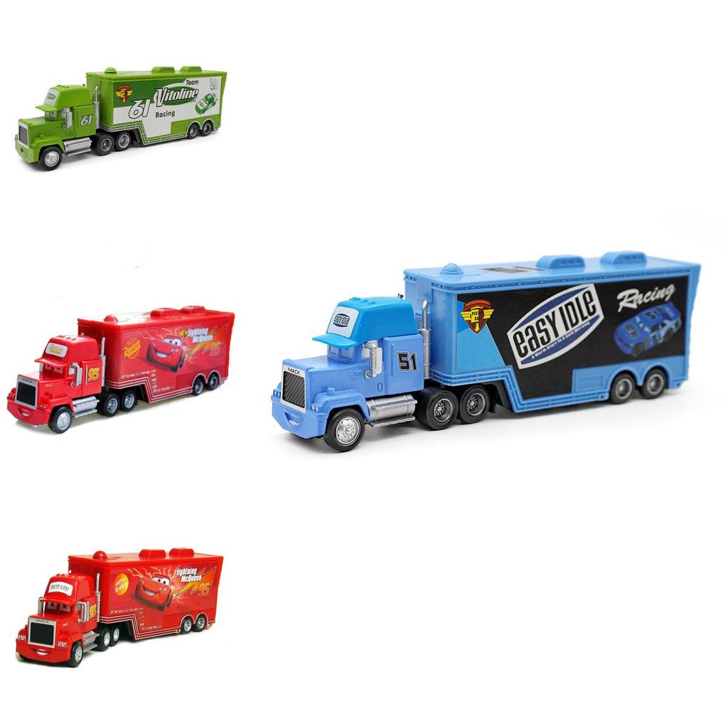 Colorful Cars Mack Lightning Mcqueen King Jackson Storm Racer Truck Toy For Kids