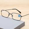 Fashion Women'S Metal Frame Glasses Ultralight Far Sight Eyewear Reading Glasses Presbyopic Eyeglasses Anti Blue-Ray