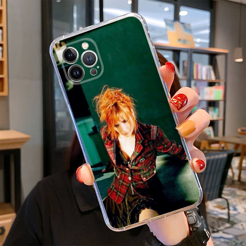 Mylene Farmer Singer Phone Case For iPhone 14 13 12 11 Pro Max XS X XR SE 2020 6 7 8 Plus Mini Transparent Shell