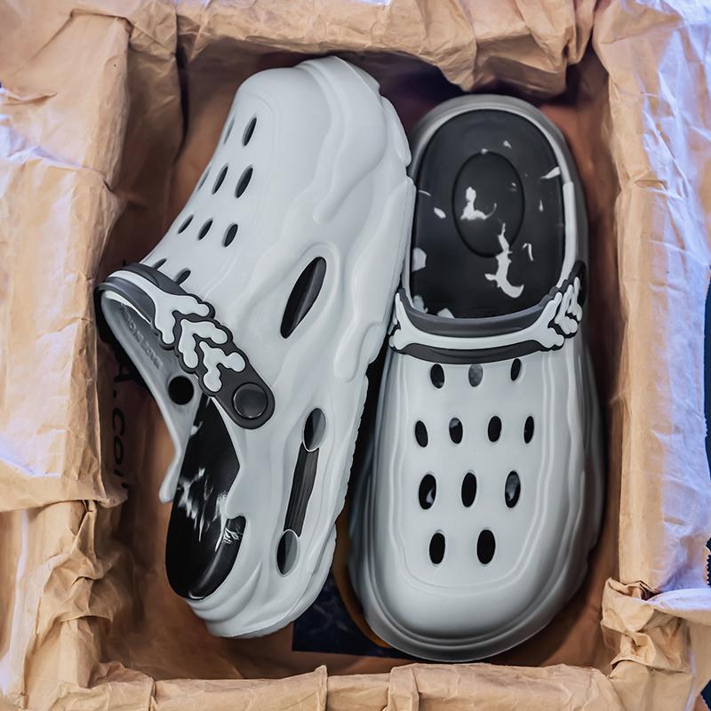 Fashion Unisex Summer 5.0 Soft EVA Indoor Slippers Fashionable Casual Beach Vacation Anti-Slip Plus Size Flip Flops For Couples