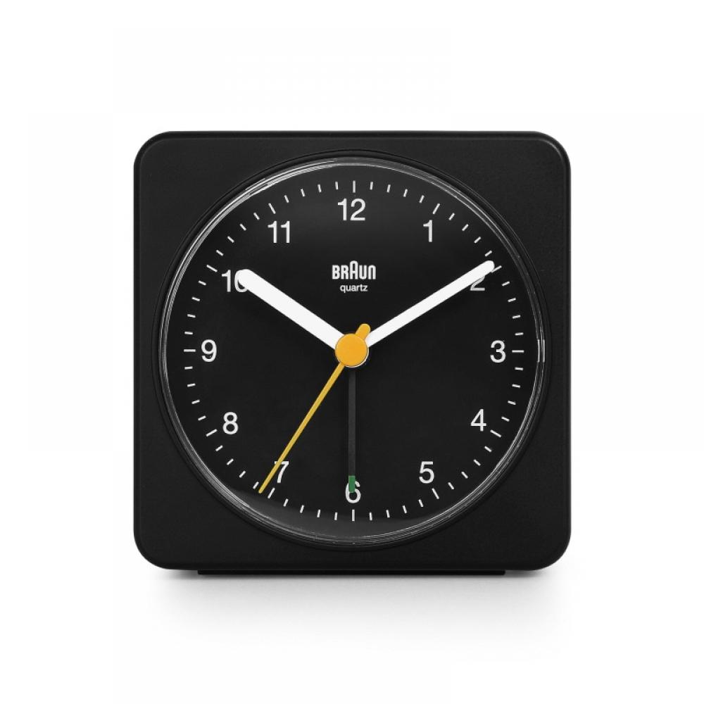 Braun Bc03b Classic Analog Crescendo Alarm Low Noise Public Desk Clock