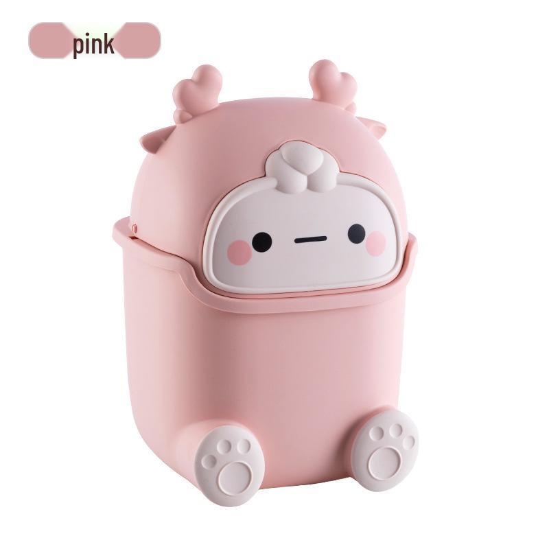 Internetberühmter Klappdeckel-Mini-Mülleimer & Organizer für Schreibtisch oder Esstisch