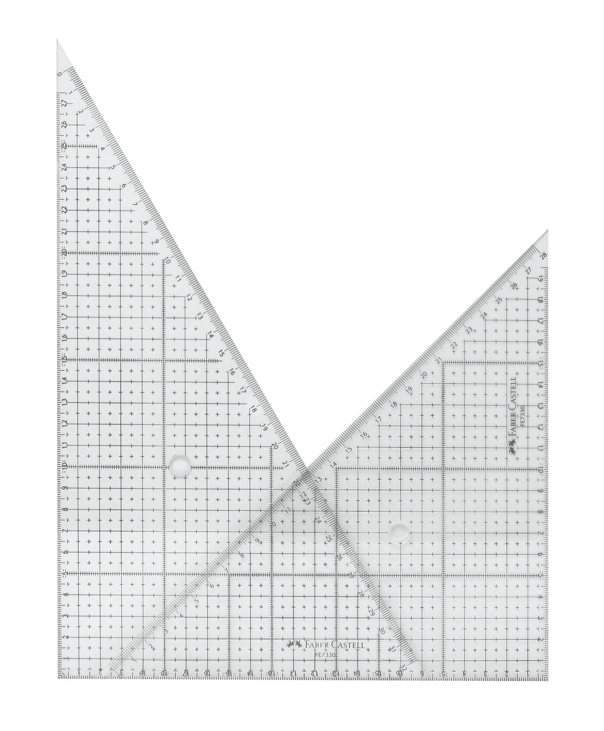 

Faber-Castell 30cm Square Ruler (2mm, 2 Sheets) FE 7330