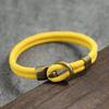 Fashion Man Bracelet Bilayer Thread Nautical Braclet Hiphop Rock Accesorios Hombre Multiple Colors Sizes Available Pulseria