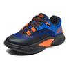 Skechers Kids Skx Court Hype Comfortable Versatile Non-Slip Durable Low-Top Basketball Shoes Kids Sneaker Blue Black 406069L-BLBK