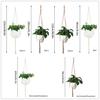 Maceta colgante Red para macetas colgantes Cesta colgante Tejida Soporte para plantas Colgador de macetas de jardinería Estante Maceta colgante de macramé bohemia Red